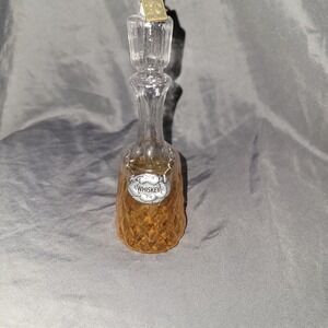 Whiskey Decanter Glass Ornament Christmas Party Bachelor Gift Cocktail Bar EC